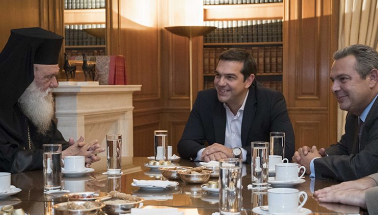 Π. Καμμένος: «Οι πολίτες πρέπει να πιστέψουν κάθετα την Εκκλησία για τα Θρησκευτικά»