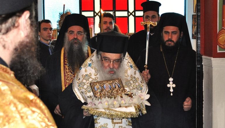 Τα Γιαννιτσά υποδέχθηκαν Λείψανο της Αγίας Αικατερίνης (ΦΩΤΟ)