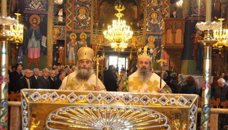 Ο Ευαγγελισμός και η εορτή του Οσίου Γεωργίου του Νέου στην Ι. Μ. Δράμας (ΦΩΤΟ)