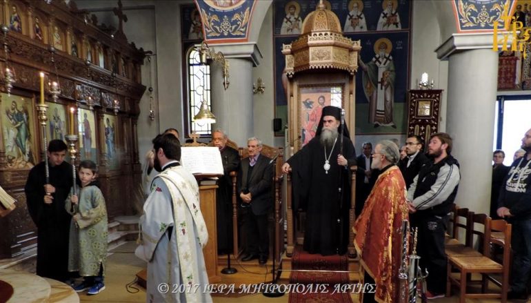 Ε΄ Κατανυκτικός Εσπερινός στην ενορία Ταξιαρχών Άρτης (ΦΩΤΟ)