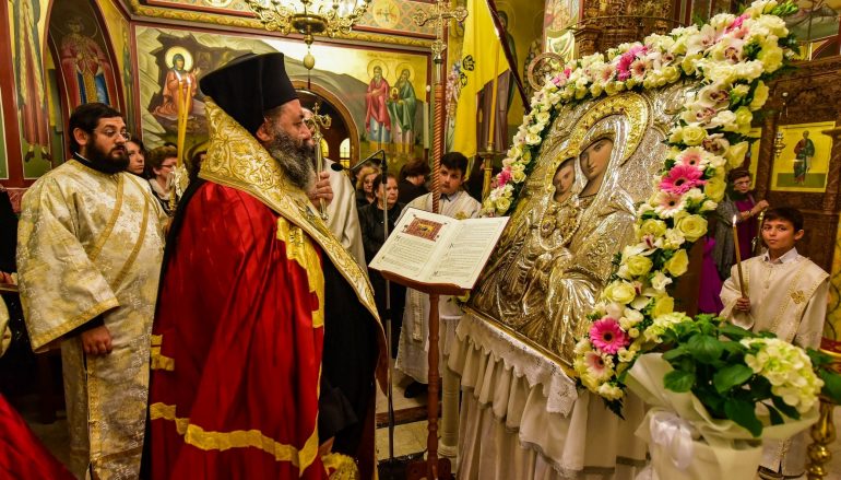 Λαγκαδά: «Η Παναγία έχει την αγκαλιά Της ανοικτή και μας περιμένει όλους» (ΦΩΤΟ)