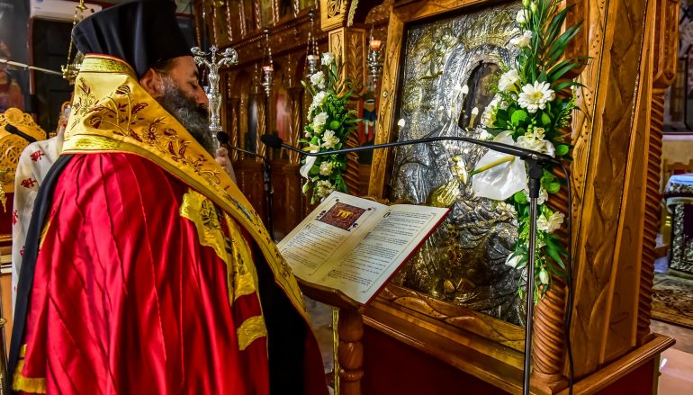 Η Ακολουθία της Γ΄ Στάσης των Χαιρετισμών στην Ι. Μ. Λαγκαδά (ΦΩΤΟ)