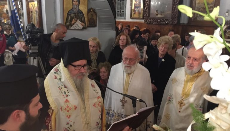 Η Α΄ Στάση των Χαιρετισμών στην Ι. Μητρόπολη Κυδωνίας (ΦΩΤΟ)