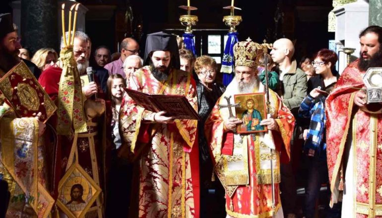 Η Κυριακή της Ορθοδοξίας στην Ι. Μητρόπολη Λαρίσης (ΦΩΤΟ)