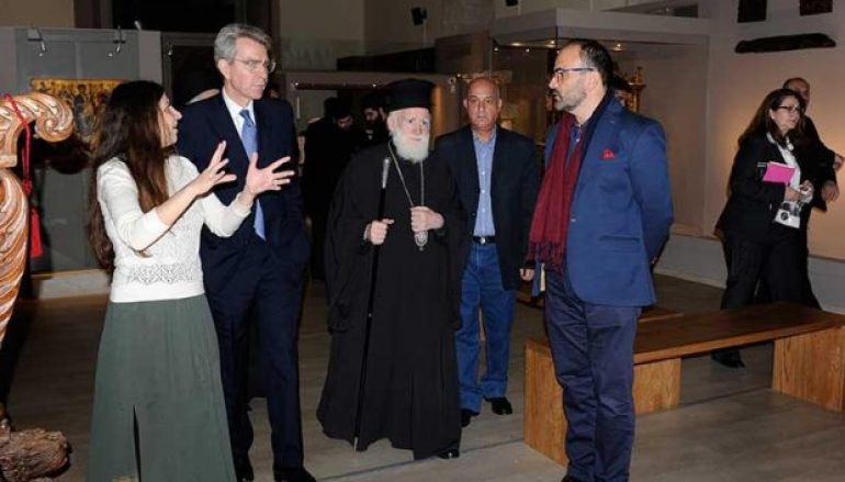 Ο Πρέσβης των ΗΠΑ στο Μουσείο Χριστ. Τέχνης Κρήτης (ΦΩΤΟ)