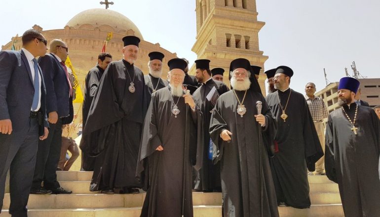 Ο Οικ. Πατριάρχης στον Άγιο Γεώργιο παλαιού Καΐρου (ΦΩΤΟ-ΒΙΝΤΕΟ)