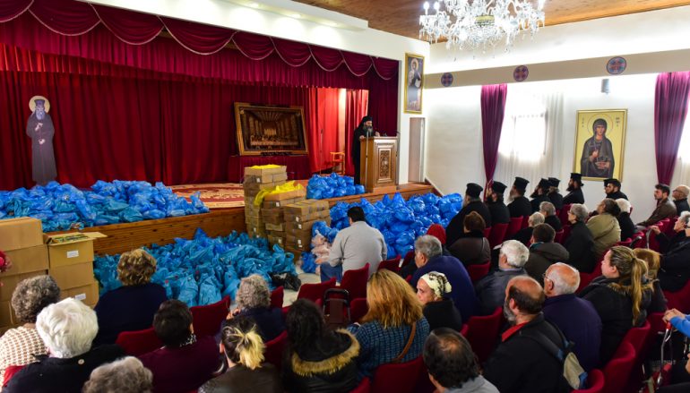 Διανομή τροφίμων και ειδών πρώτης ανάγκης από την Ι. Μ. Λαγκαδά (ΦΩΤΟ)