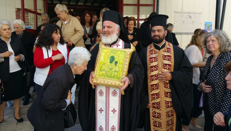 Η Παναγία Βουλκανιώτισσα επέστρεψε από την Καλαμάτα στο θρόνο της (ΦΩΤΟ)
