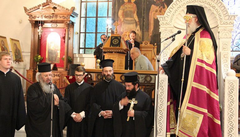 Αρχιερατικός εσπερινός των 318 Θεοφόρων Πατέρων στην Αγ. Βαρβάρα Αττικής (ΦΩΤΟ)