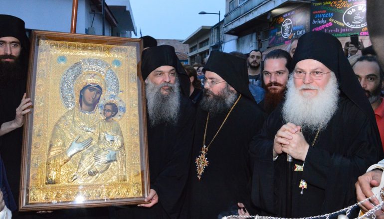 Υποδοχή της Παναγίας Βηματάρισσας στην Ι. Μ. Λεμεσού (ΦΩΤΟ)