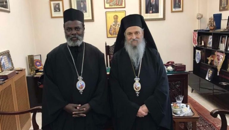 Ο Μητροπολίτης Μουάνζα Ιερώνυμος στη Λάρισα