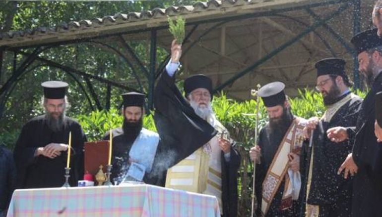 Αγιασμός στις νέες εγκαταστάσεις των κατασκηνώσεων της Ι.Μ. Κερκύρας (ΦΩΤΟ)