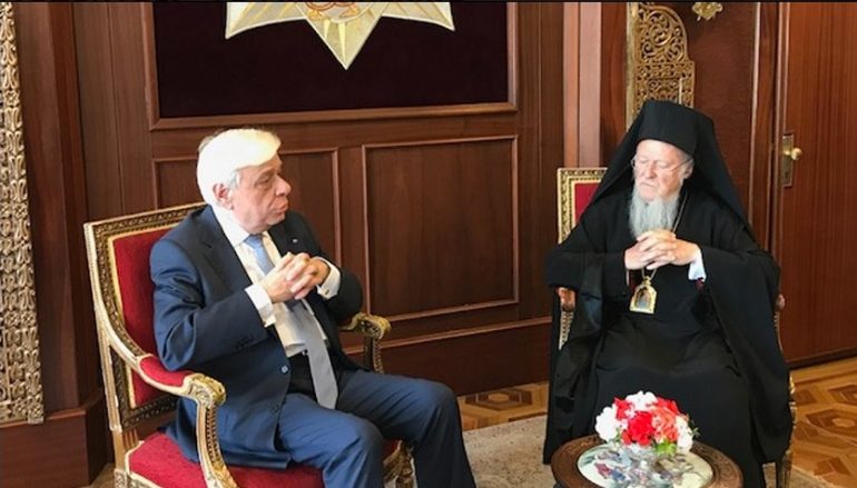 Στον Οικ. Πατριάρχη ο Πρόεδρος της Ελληνικής Δημοκρατίας (ΦΩΤΟ – ΒΙΝΤΕΟ)