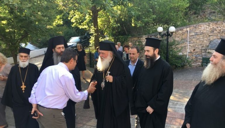 Ο Αρχιεπίσκοπος στην Ι. Μονή Παναγίας Άξιον Εστίν (ΦΩΤΟ)
