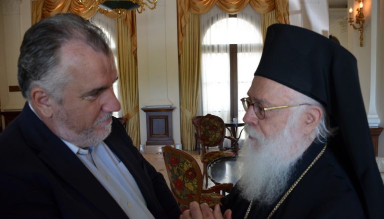 Συνέντευξη του Αρχιεπισκόπου Αλβανίας στο larissanet.gr (BINTEO)