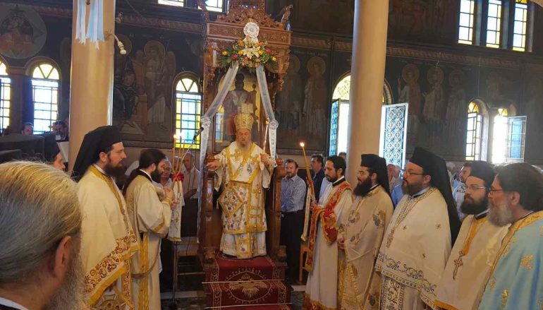 Η εορτή του Αγίου Πνεύματος στην Ι. Μ. Λαρίσης (ΦΩΤΟ)