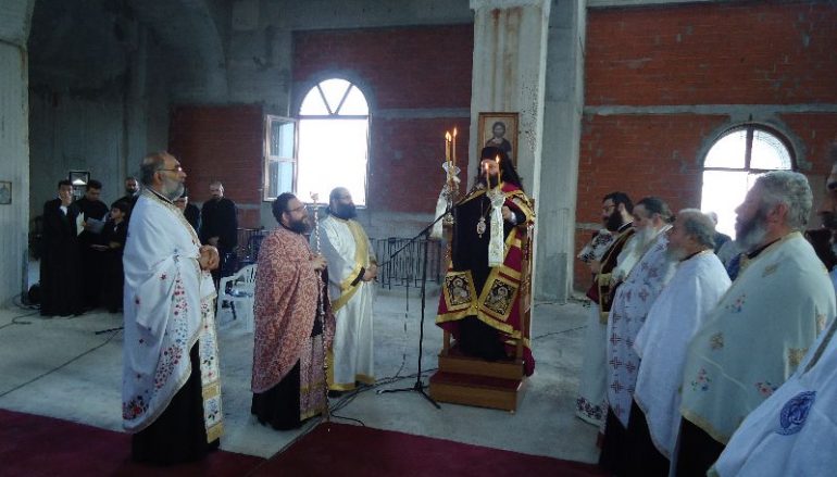 Εσπερινός του Αγ. Ευγενίου του Τραπεζουντίου στην Ι. Μ. Μαρωνείας
