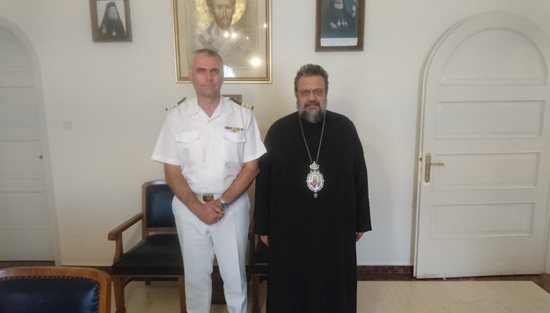 Στο Μητροπολίτη Μεσσηνίας ο νέος Λιμενάρχης Πύλου (ΦΩΤΟ)