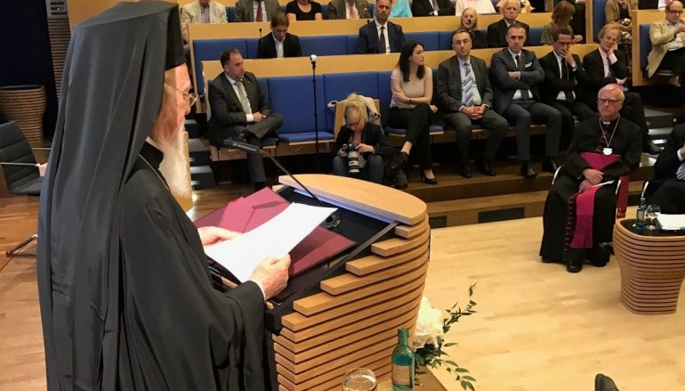 Ομιλία του Οικ. Πατριάρχη στο Ίδρυμα Konrad-Adenauer στο Βερολίνο (ΦΩΤΟ)