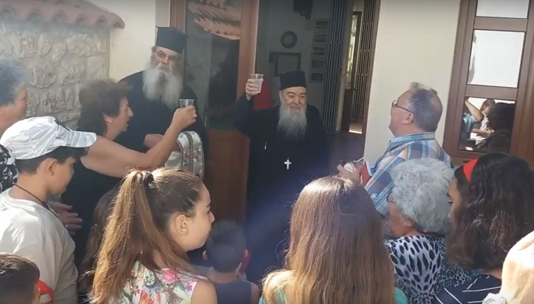 Στον Μητροπολίτη Γόρτυνος Καρπάθιοι προσκυνητές (ΒΙΝΤΕΟ)