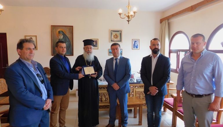 Στον Μητροπολίτη Φθιώτιδος το Δ. Σ. της Ομοσπανδίας Αξιωματικών της ΕΛ.ΑΣ. (ΦΩΤΟ)