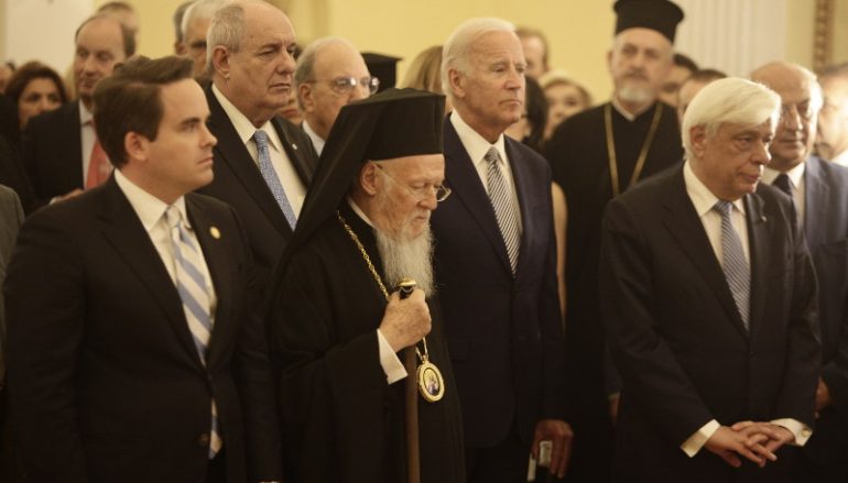 Ο Οικ. Πατριάρχης στην δεξίωση του Προέδρου της Δημοκρατίας (ΦΩΤΟ)