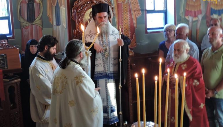 Εσπερινός του Οσίου Νικοδήμου του Αγιορείτου στην Ι. Μ. Άρτης (ΦΩΤΟ)