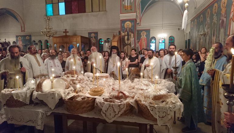 Εσπερινός του Αγίου Παϊσίου του Αγιορείτου στην Ι. Μ. Αιτωλίας (ΦΩΤΟ)