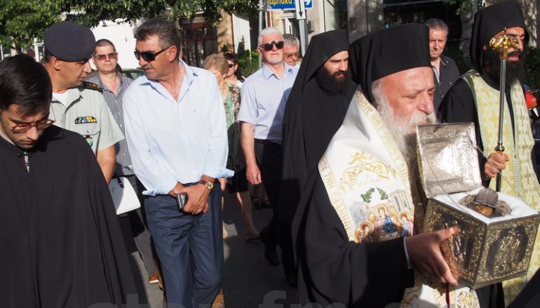 Τα Γρεβενά υποδέχθηκαν την Τιμία Κάρα του Οσίου Νικάνωρος (ΒΙΝΤΕΟ)
