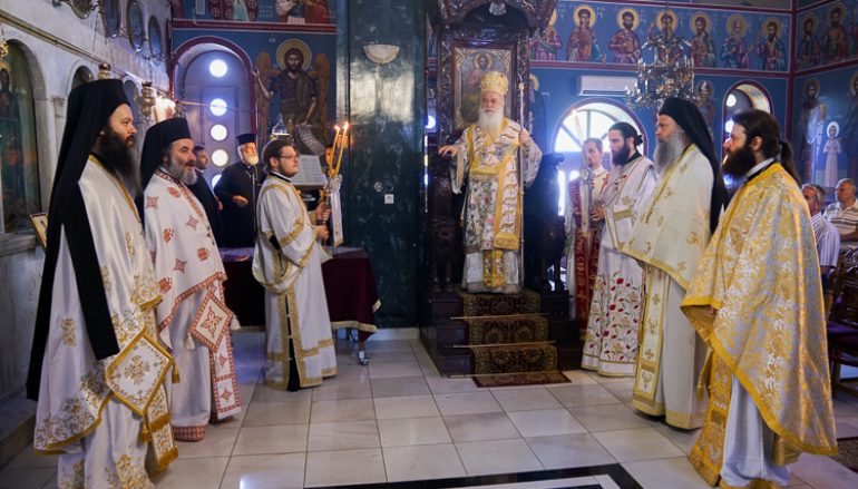 Αρχιερατική Θεία Λειτουργία στον Στενήμαχο Ημαθίας (ΦΩΤΟ)