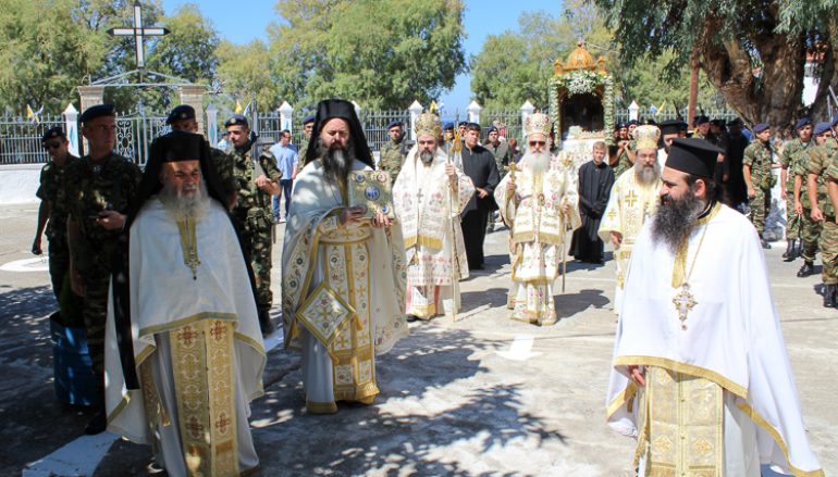 Λαμπρός ο εορτασμός της Αγίας Μαρκέλλας στη Χίο (ΦΩΤΟ)