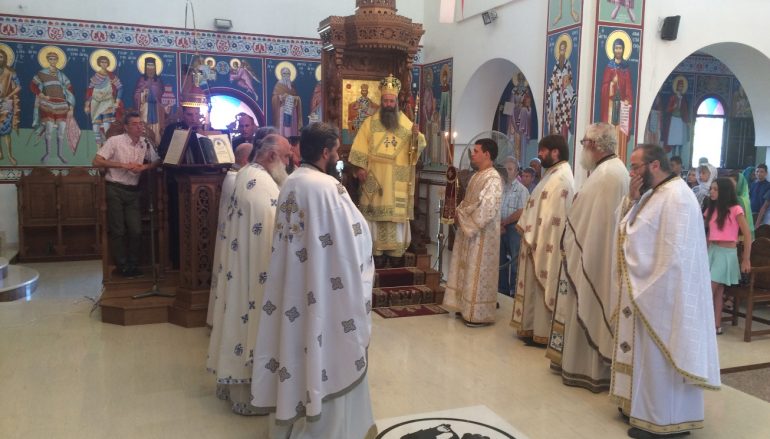 Πανηγύρισε ο πρώτος στην Ελλάδα Ενοριακός Ναός του Αγίου Παϊσίου (ΦΩΤΟ)