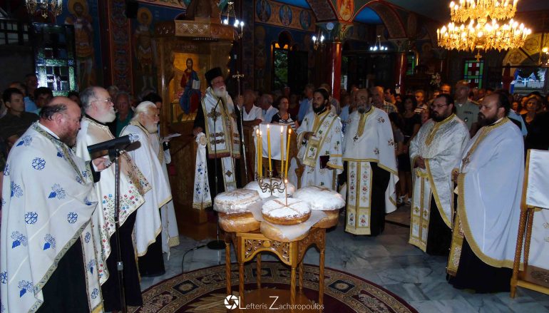 Αρχιερατικός εσπερινός του Αγ. Κοσμά του Αιτωλού στο 11ο ΣΠ Τρίπολης (ΦΩΤΟ)