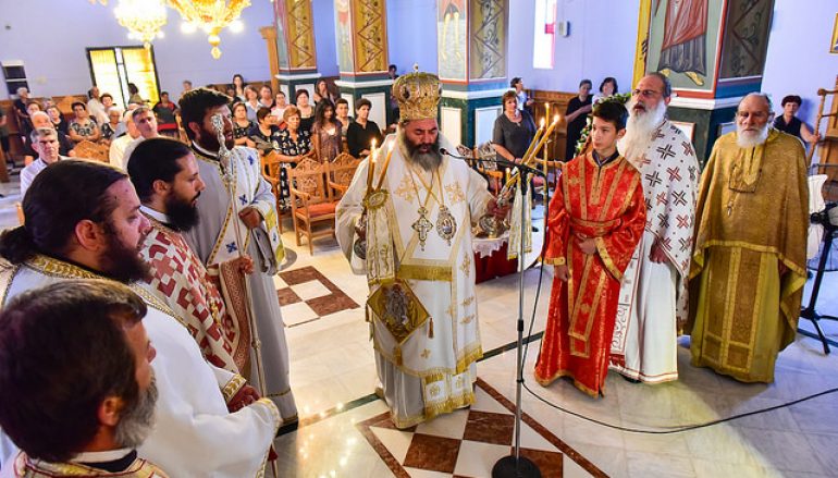 Απόδοση της εορτής της Μεταμορφώσεως στην Ι. Μ. Λαγκαδά (ΦΩΤΟ)