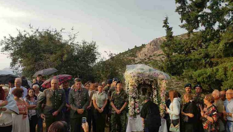 Λιτάνευση της Ιεράς Εικόνος της Παναγίας Φανερωμένης στην Ι. Μ. Κορίνθου