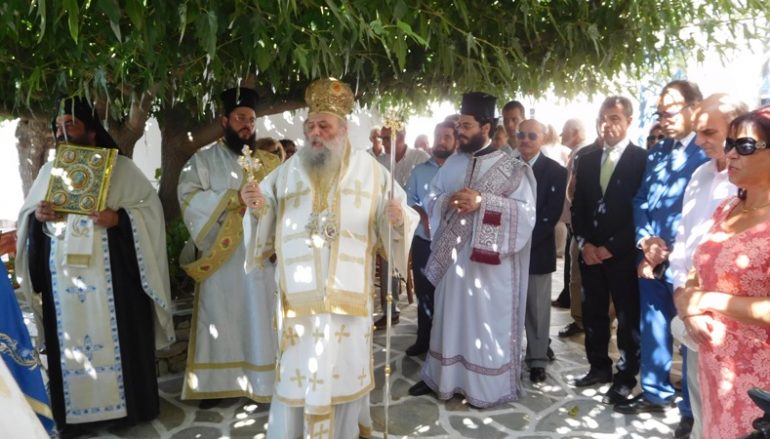 Η εορτή της Μεταμορφώσεως στην Μάρπησα της Πάρου (ΦΩΤΟ)