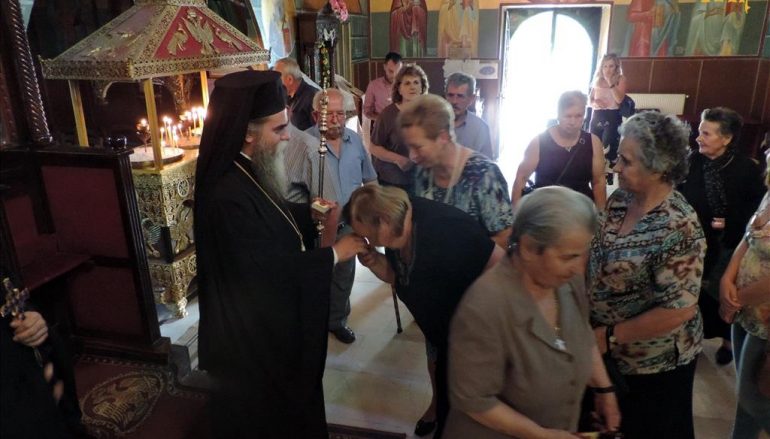 Ο Μητροπολίτης Άρτης στις ορεινές Πηγές για Παράκληση στην Παναγία (ΦΩΤΟ)
