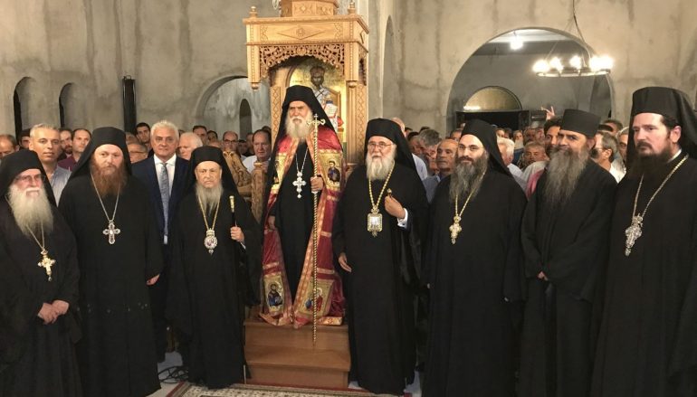 Ενθρόνιση Ηγουμένου στην Ι. Μονή Αγ. Νικοδήμου Πυργετού Λαρίσης (ΦΩΤΟ)