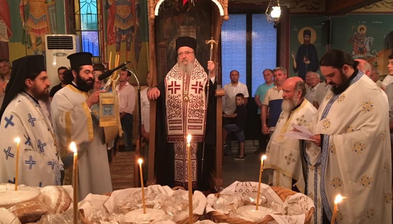 Αρχιερατικός εσπερινός στον Ι. Ν. Κοιμήσεως Θεοτόκου Σπολαίτας Αγρινίου (ΦΩΤΟ)