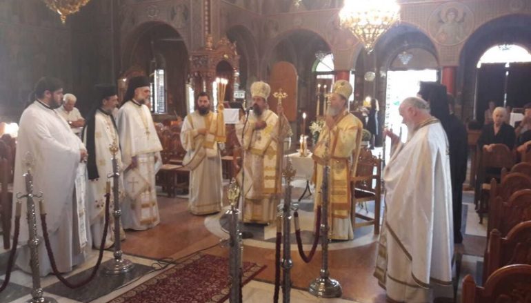 Δυσαρχιερατικό Συλλείτουργο στην Ι. Μητρόπολη Χαλκίδος (ΦΩΤΟ)