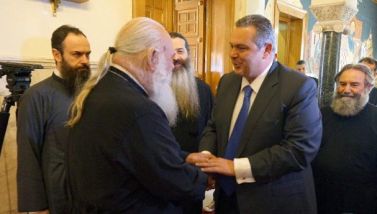 Καμμένος: Απόλυτα αντίθετος από τις δηλώσεις Βούτση για το Θρήσκευμα