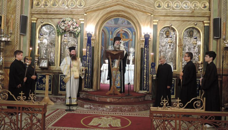 Πειραιώς Σεραφείμ: «Η Παναγία είναι το εχέγγυο της σωτηρίας μας» (ΦΩΤΟ)