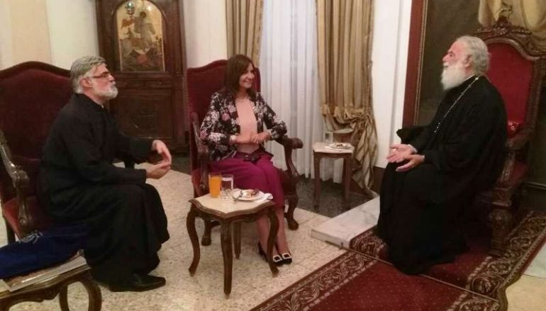 Στον Πατριάρχη Αλεξανδρείας η Υπουργός Μετανάστευσης της Αιγύπτου