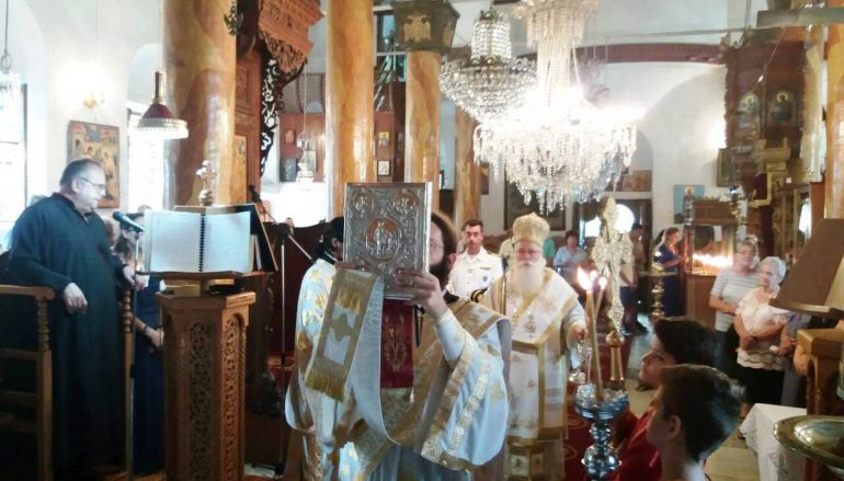 Ο Μητροπολίτης Δημητριάδος στην Ι. Μονή Τρικκέρων (ΦΩΤΟ)