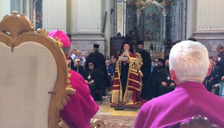 Πατριαρχική χοροστασία στον Καθεδρικό Ιερό Ναό Αγίου Πέτρου Μπολόνια (ΦΩΤΟ)