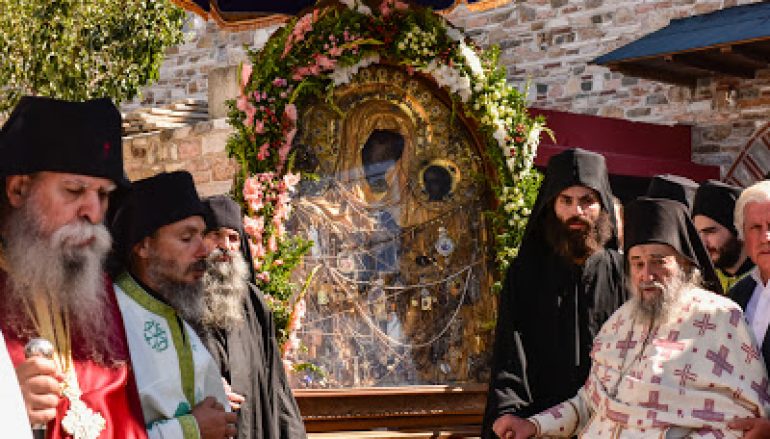 Άρθρο του Ηγουμένου της Ι. Μ. Δοχειαρίου για τη Συριζαία που πέταξε την εικόνα της Παναγίας