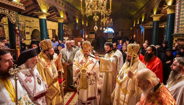 Πολυαρχιερατική Αγρυπνία για την Αγία Κυράννα στην Ι. Μ. Λαγκαδά (ΦΩΤΟ)