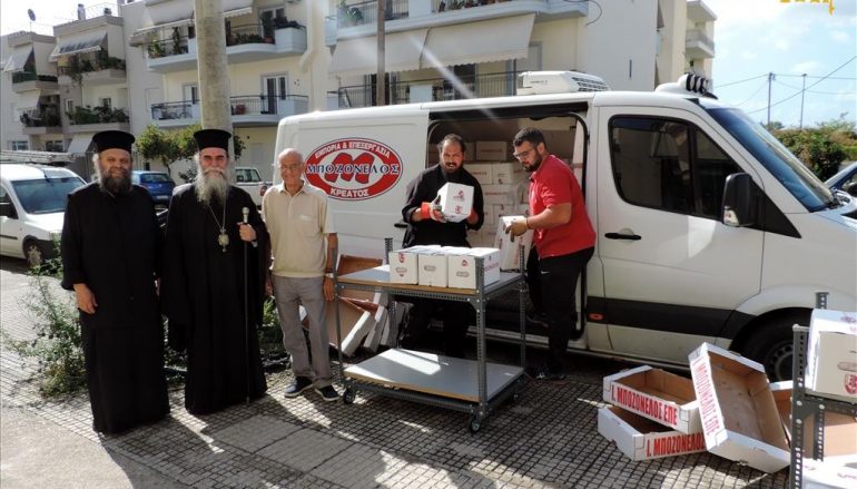 Ενίσχυση της Τράπεζας Τροφίμων «ΚΑΤΑΦΥΓΗ» της Ι. Μ. Άρτης (ΦΩΤΟ)