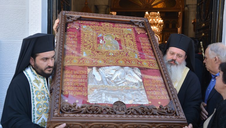 Η Τρίπολη ξεπροβόδισε την Παναγία του Κύκκου (ΦΩΤΟ)