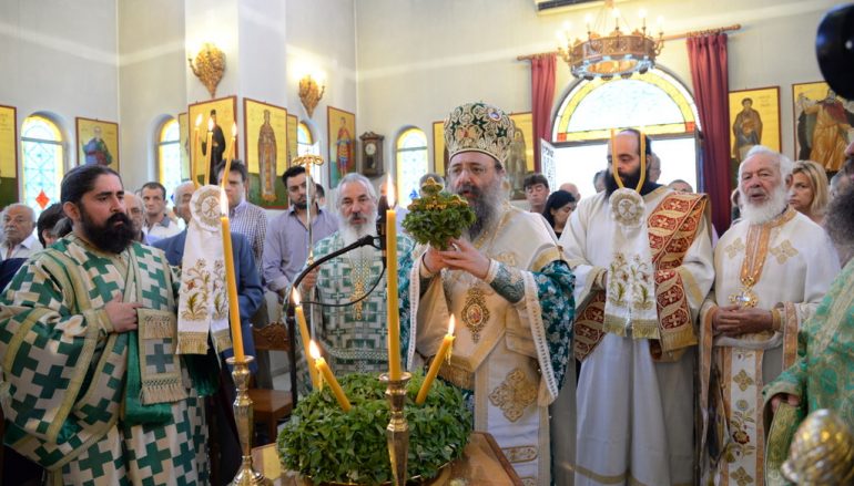 Ἡ ἑορτὴ τῆς Ὑψώσεως τοῦ Τιμίου Σταυροῦ στὴν Κάτω Ἀχαΐα (ΦΩΤΟ)